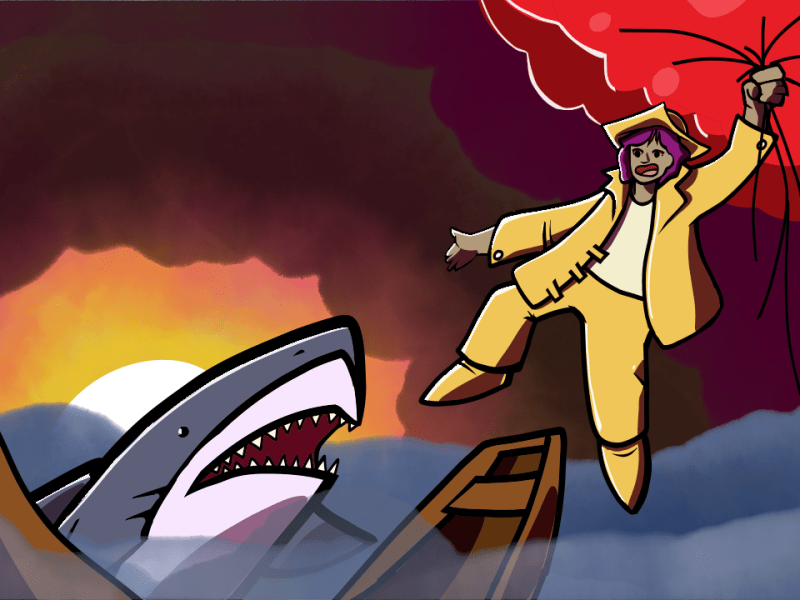 RO FASTER in… sharks of&nbsp;Doom!